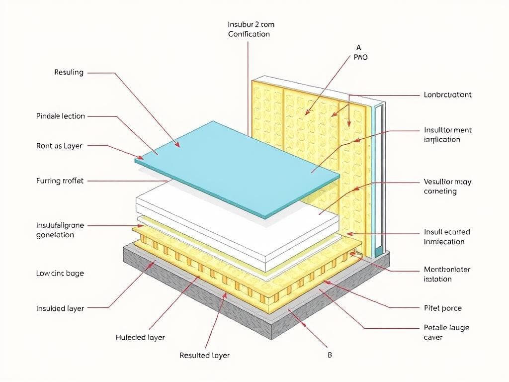 Technical cross-section of PUF panel used in labour colonies in North Delhi Technical cross-section of PUF panel used in labour colonies in North Delhi