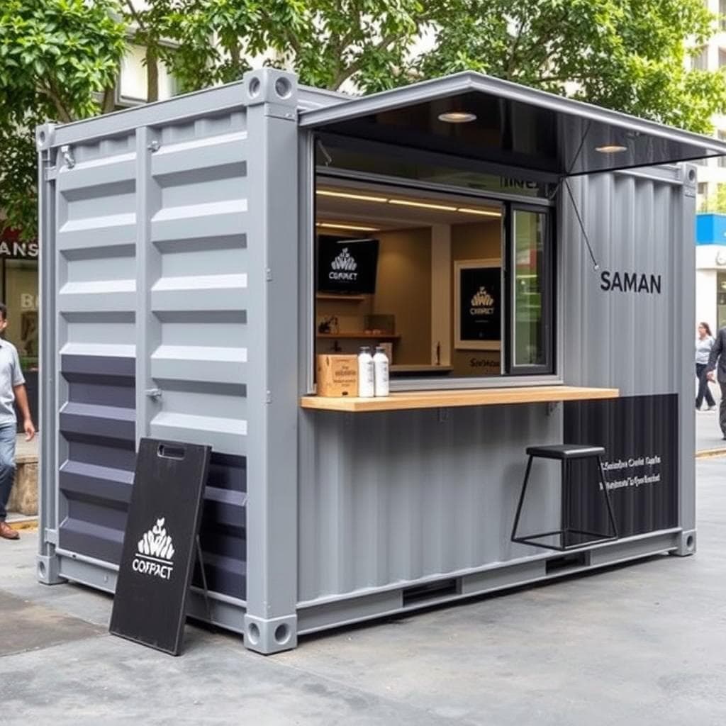 The Urban Compact container cafe model The Urban Compact container cafe model