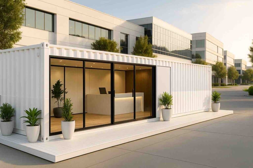 Multi-unit modular container office campus