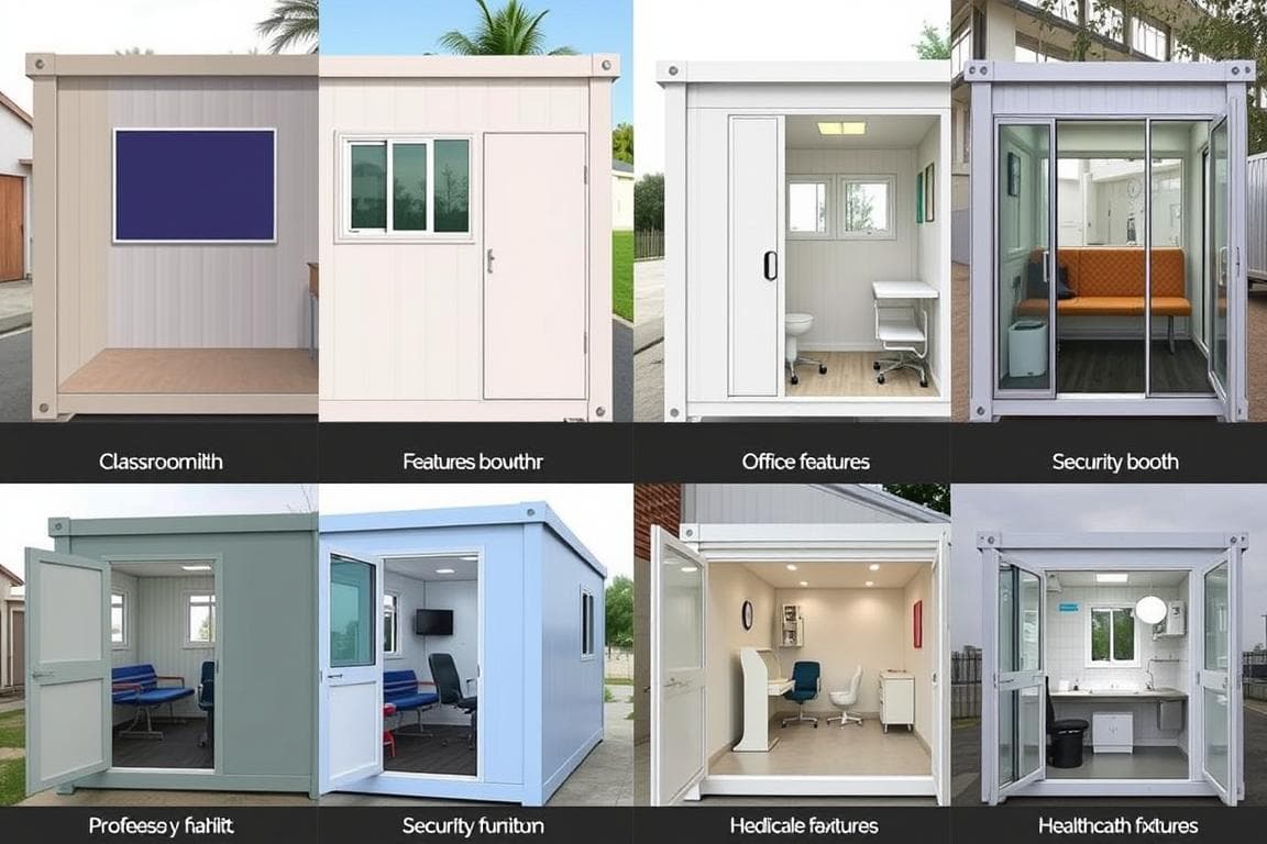Customized portable cabin designs for different uses in Ghaziabad