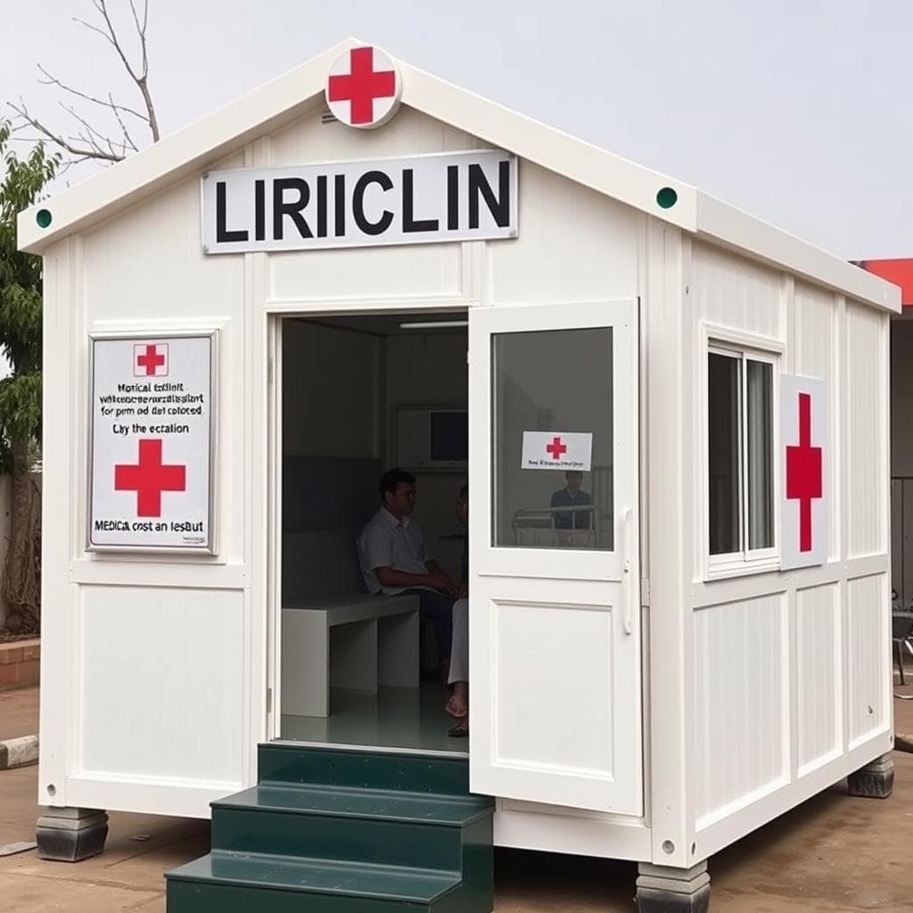 Portable clinic cabin in Kaushambi, Ghaziabad