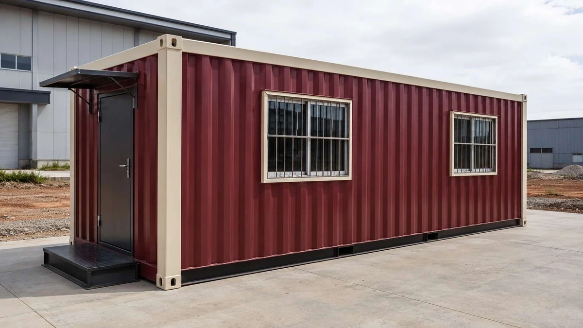 Container Admin Cabin for Bareilly Container admin cabin for a furniture unit in Bareilly