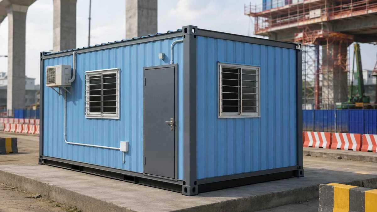 Container site office at an auto plant in IMT Rohtak