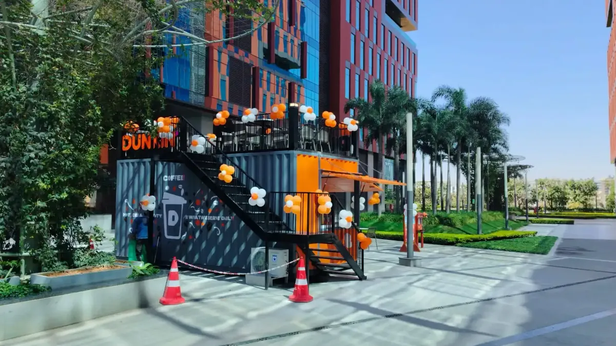 Container office unit with door and window for Peenya industrial area Bangalore