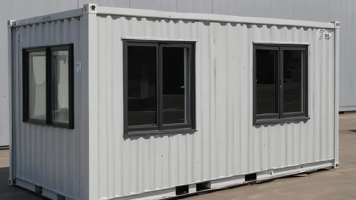 Steel container office for pharma plant site at Jeedimetla Hyderabad