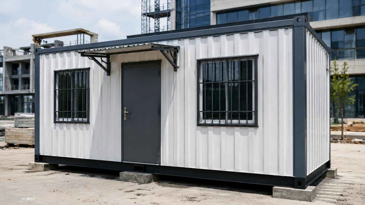 Container supervisor cabin at a New Mangalore Port-side project