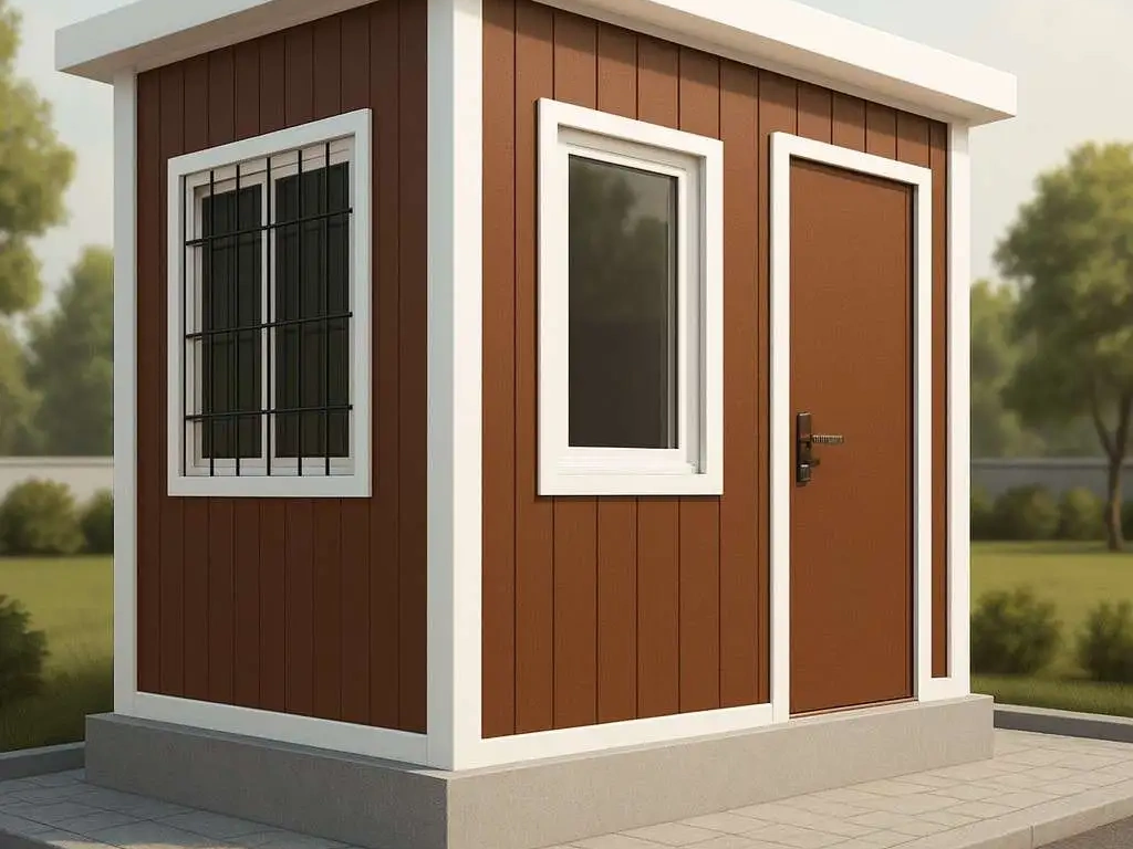 Compact security porta cabin for Chennai factory gates