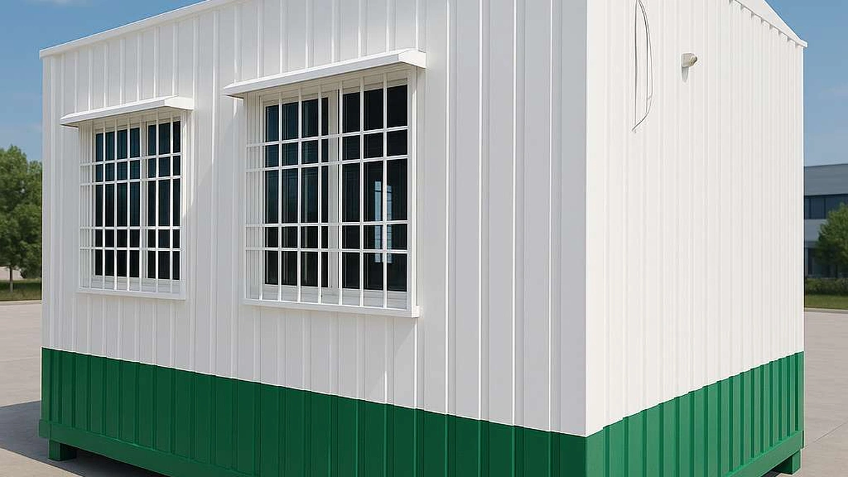 Porta cabin in Kochi â€” MS steel-frame unit by SAMAN, dispatched from Bangalore