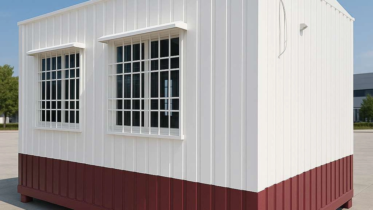 Porta cabin in Madurai â€” MS steel-frame unit by SAMAN, dispatched from Bangalore