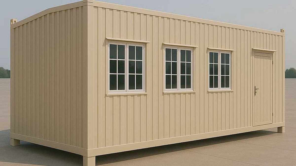 Porta cabin in Mysore â€” MS steel-frame unit by SAMAN, dispatched from nearby Bangalore
