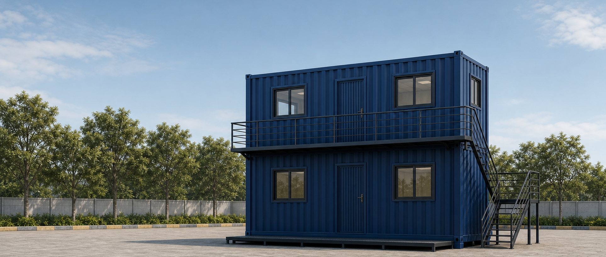 SAMAN multi-story container office calculator