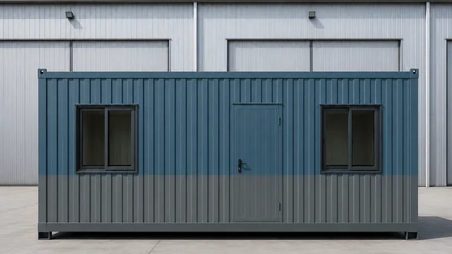 Fire-Rated Porta Cabin by SAMAN — exterior view