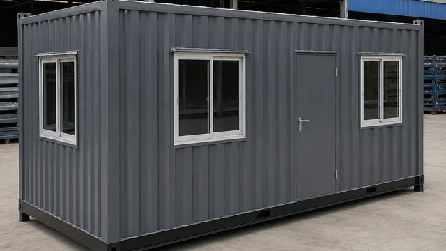 Knock-Down Porta Cabin by SAMAN — exterior view