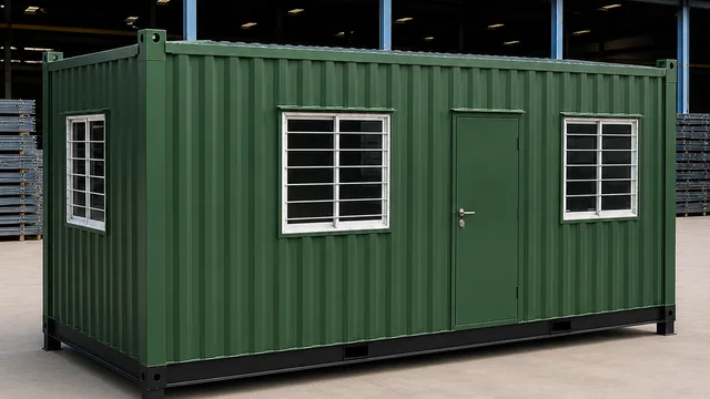 Skid-Mounted Porta Cabin by SAMAN — exterior view
