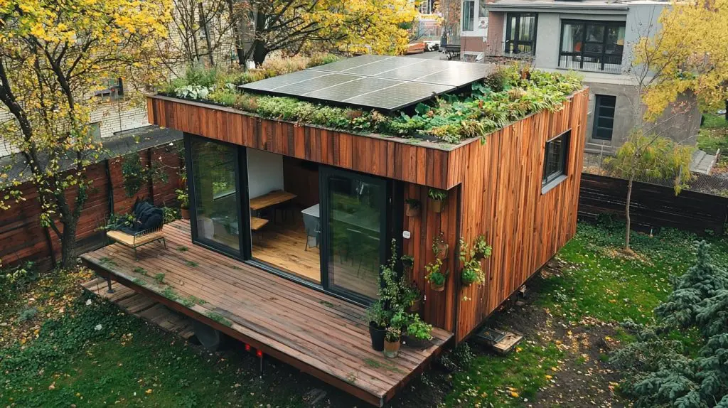 tiny wood cabins