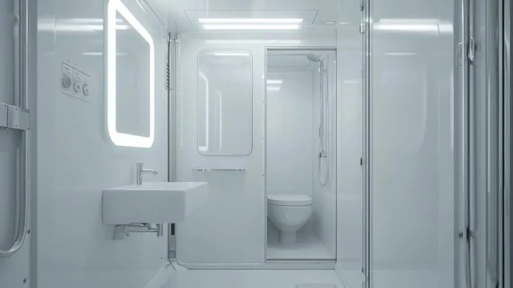 bathroom inside shipping container homes