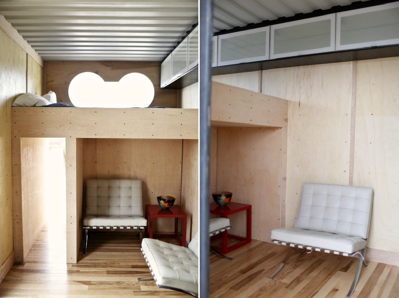 Zulu Queen Rhino Shipping container Home bedroom area