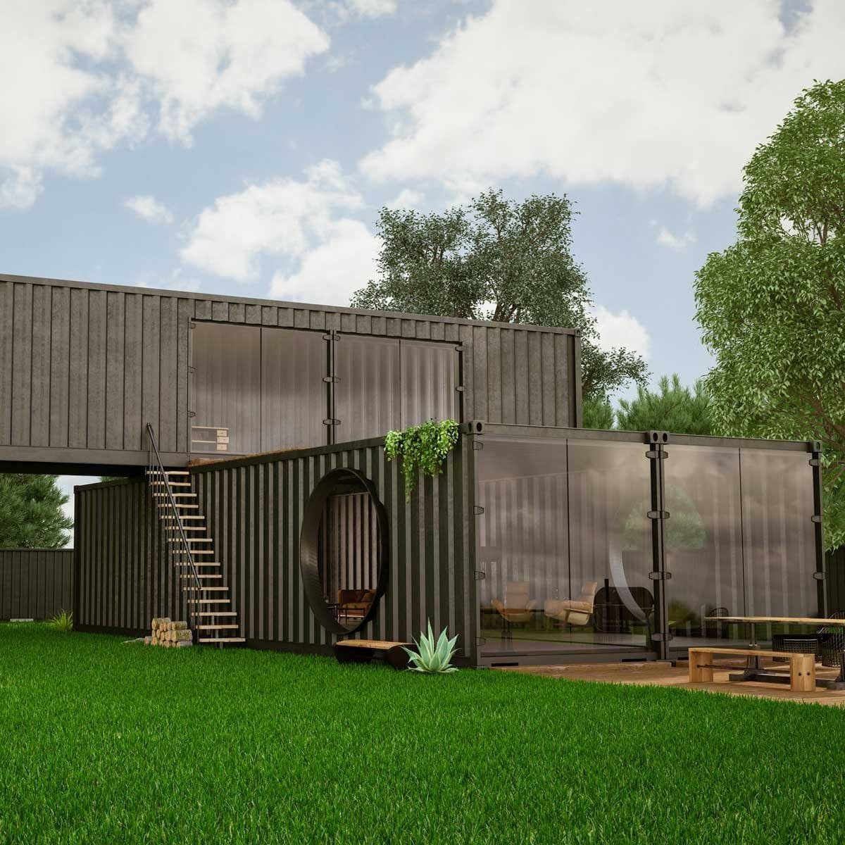 shipping container home GettyImages 1133768876