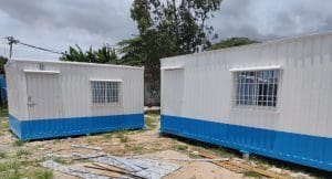 exterior of porta cabin
