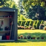 Temporary Garden Shed