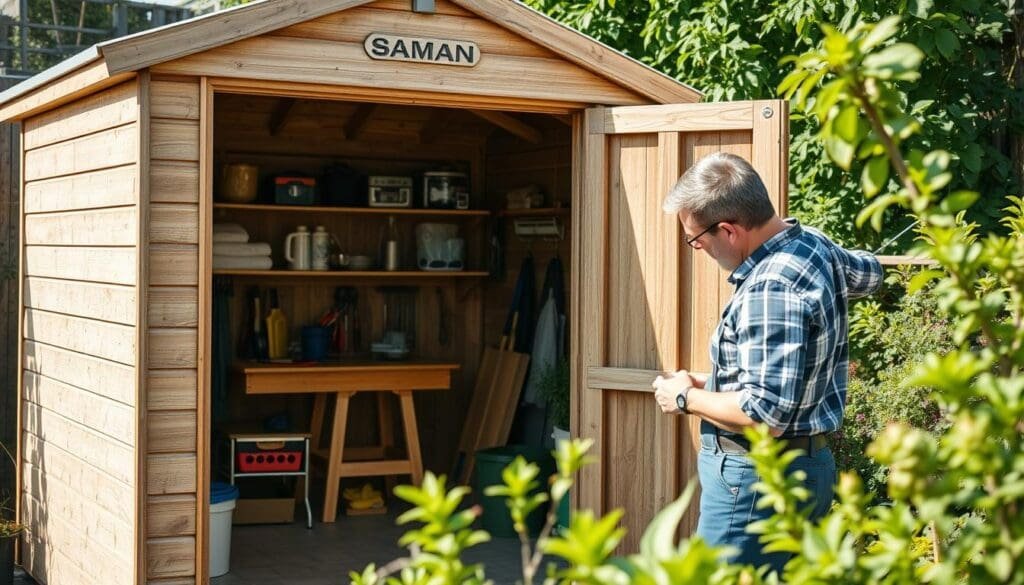 Temporary Garden Shed Maintenance