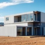 Office Made Out of Shipping Containers