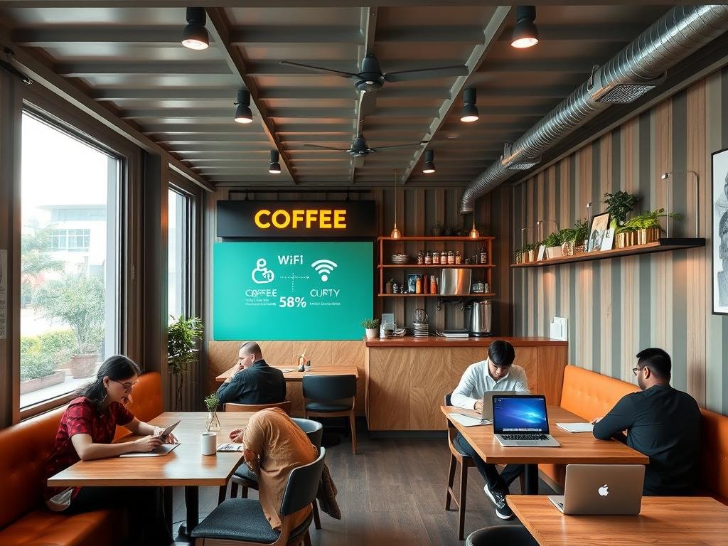 A container cafe functioning as a co-working space in DLF Phase 5 A container cafe functioning as a co-working space in DLF Phase 5