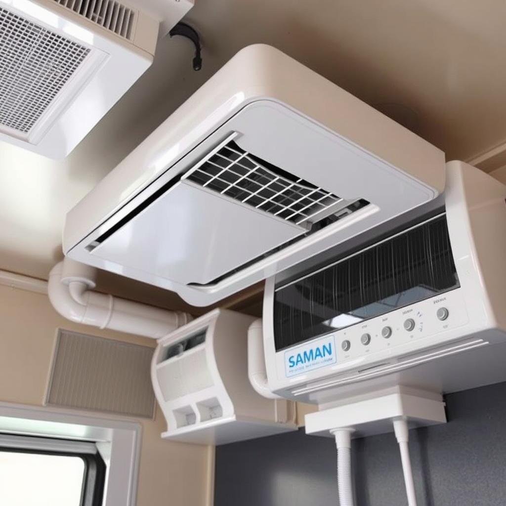Climate control systems in portable office cabins Climate control systems in portable office cabins
