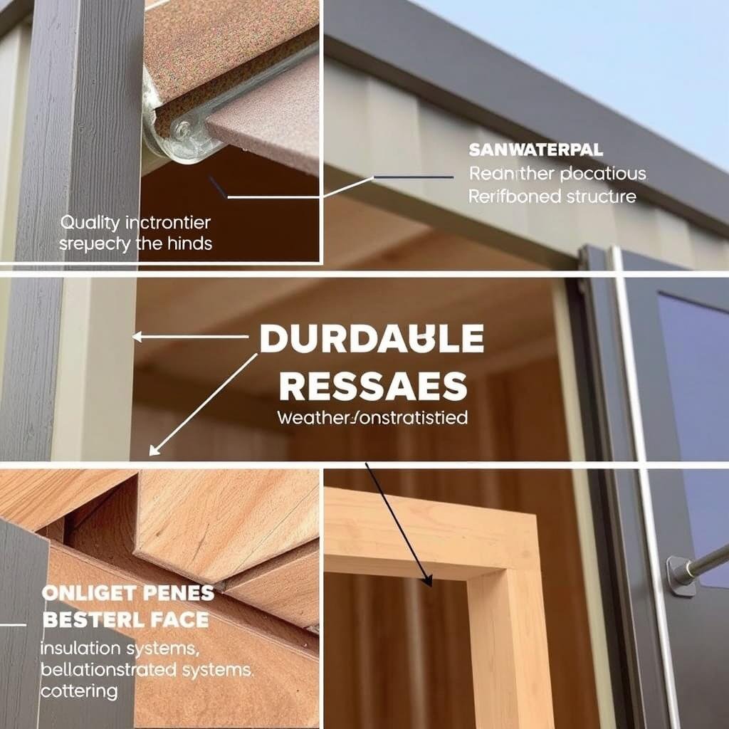 Durable construction of portable office cabins for Ghaziabad climate Durable construction of portable office cabins for Ghaziabad climate