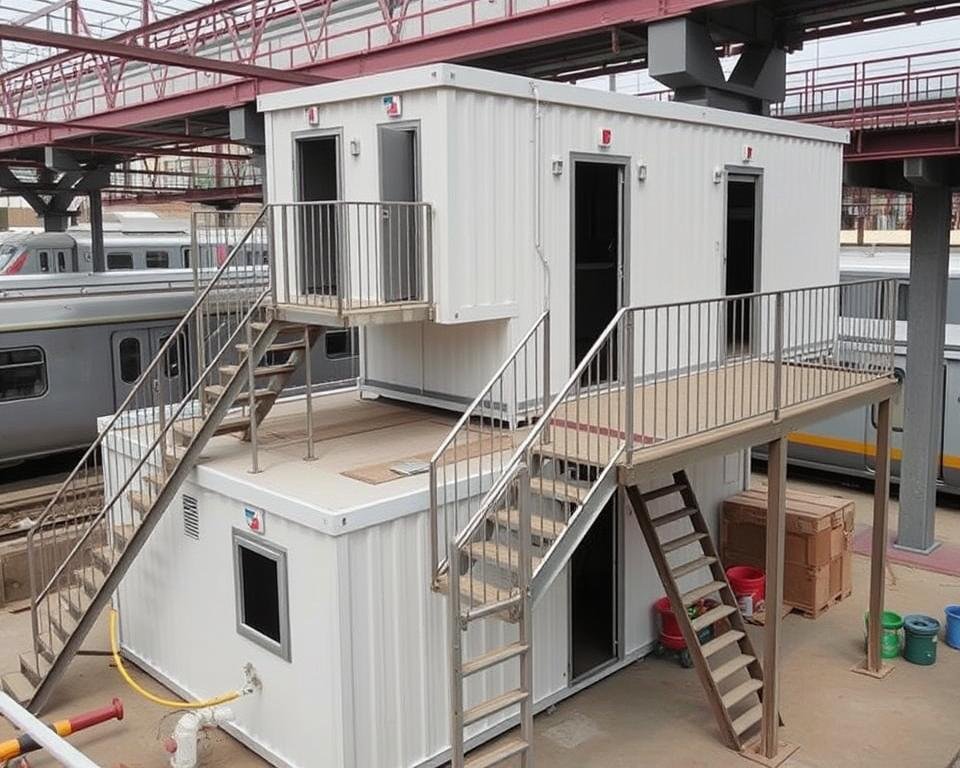 G+1 prefabricated colony near a metro line in Laxmi Nagar G+1 prefabricated colony near a metro line in Laxmi Nagar
