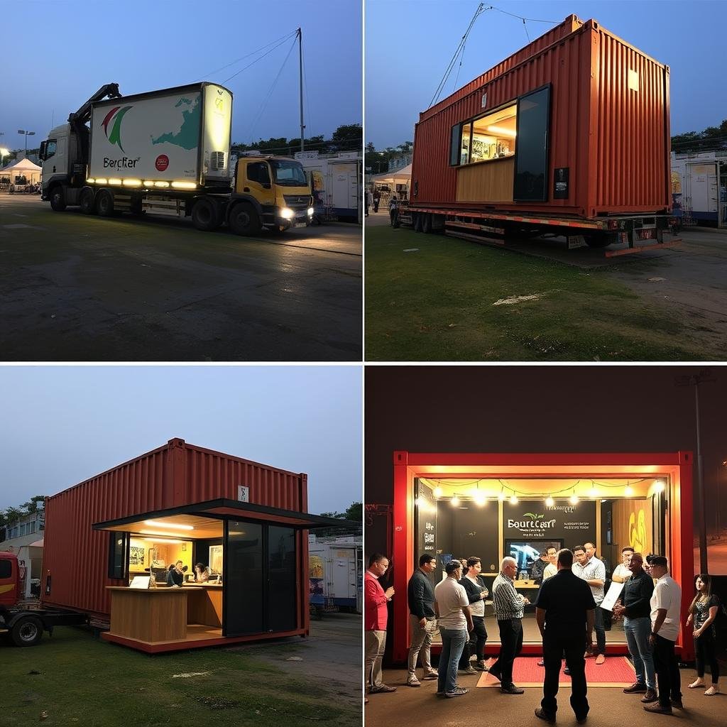 Installation and launch of a container cafe in Gurgaon Installation and launch of a container cafe in Gurgaon
