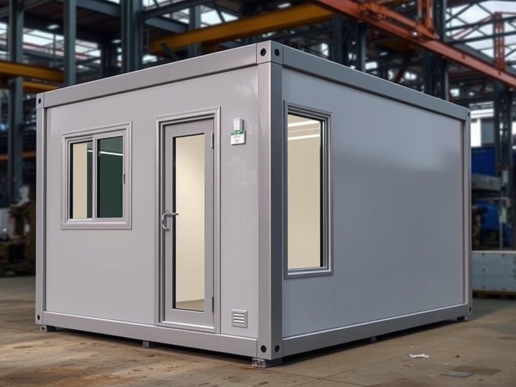 MS Steel Portable Office Cabin for factory supervisors in Faridabad MS Steel Portable Office Cabin for factory supervisors in Faridabad