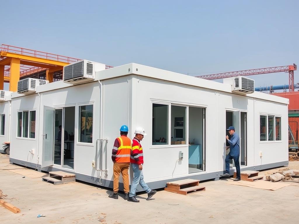 Modular Prefabricated Office Cabin for Surajkund industrial projects Modular Prefabricated Office Cabin for Surajkund industrial projects