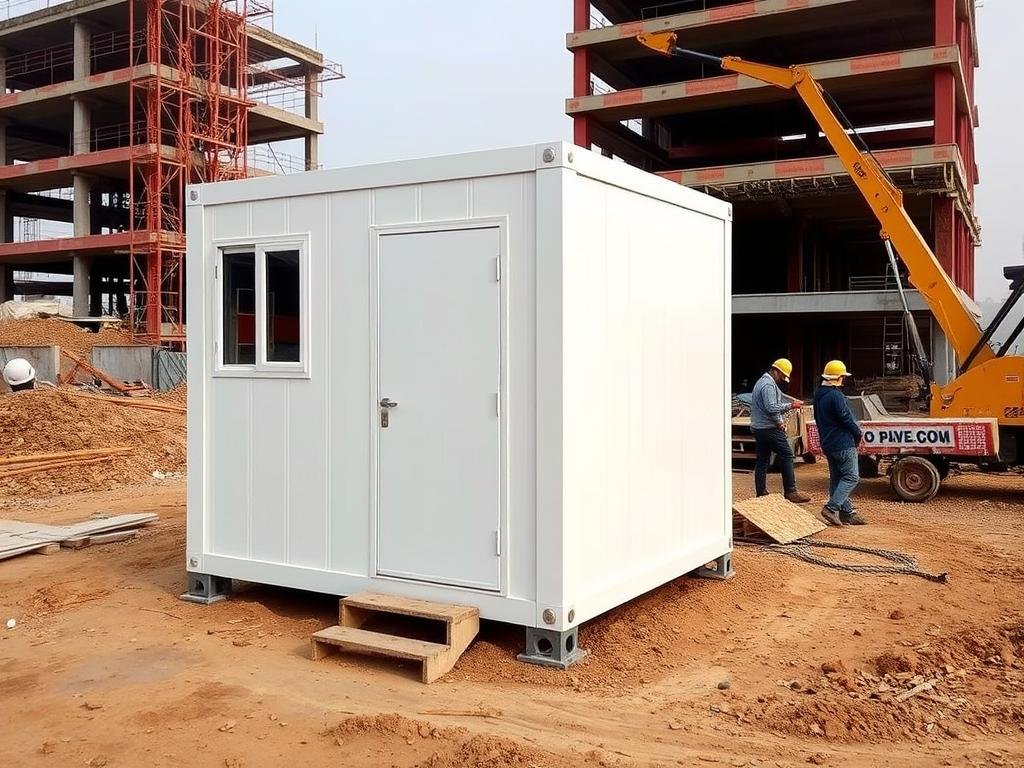 PUF Panel Portable Office Cabin for Faridabad construction sites PUF Panel Portable Office Cabin for Faridabad construction sites