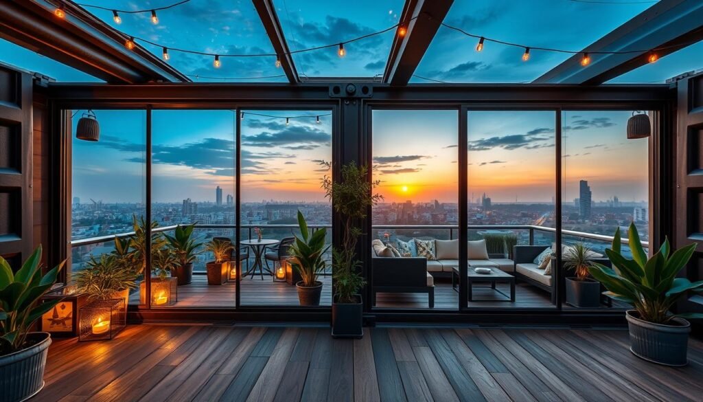 Rooftop container cafe in Vasant Kunj with panoramic views Rooftop container cafe in Vasant Kunj with panoramic views