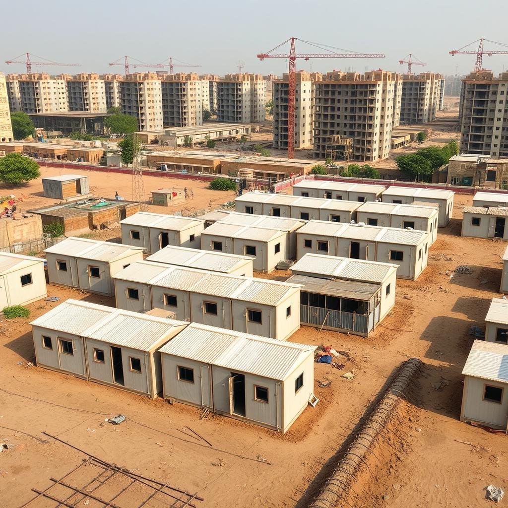 Scalable labour colony for public housing project in Shahdara Scalable labour colony for public housing project in Shahdara