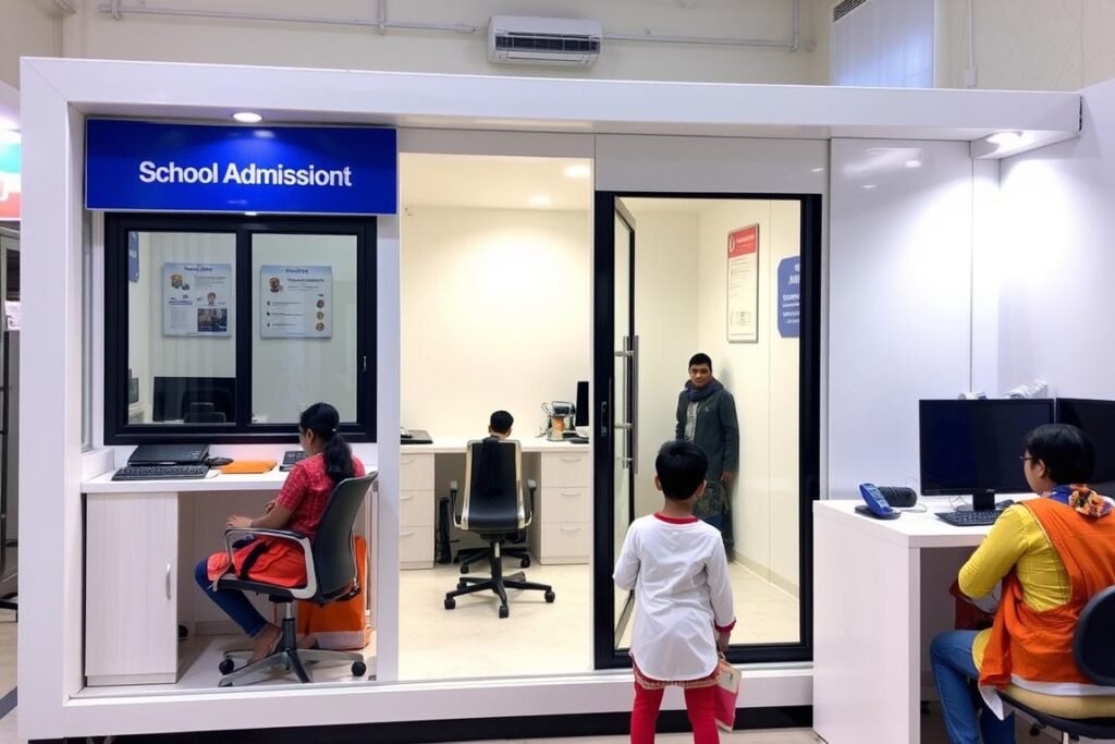 School admission office cabin in Raj Nagar Extension School admission office cabin in Raj Nagar Extension