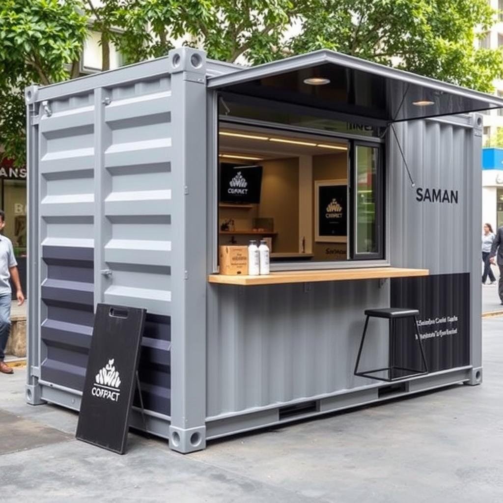 The Urban Compact container cafe model The Urban Compact container cafe model