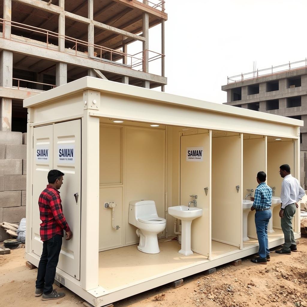 Toilet Block Porta Cabin in Faridabad Toilet Block Porta Cabin in Faridabad