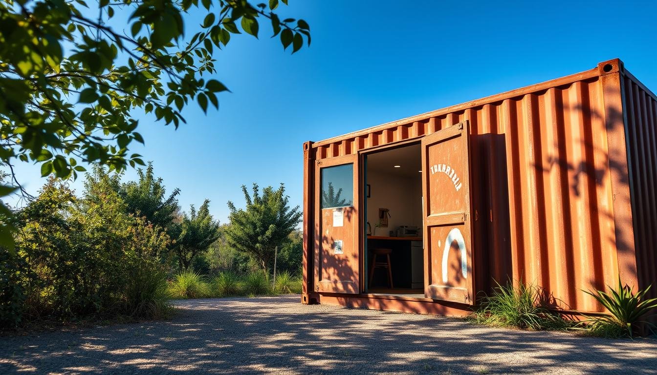 second hand container office