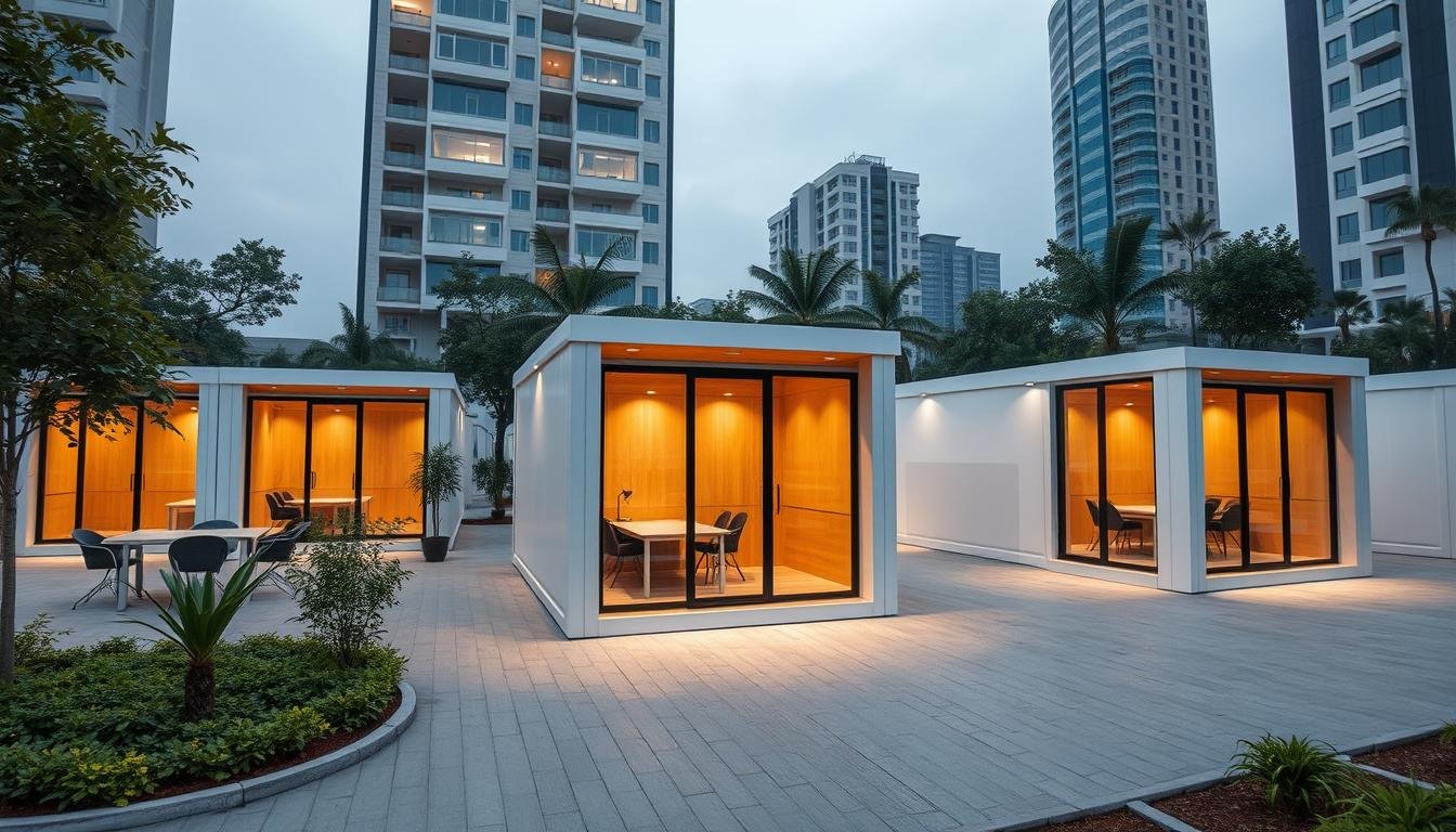 sleek prefab office cabins ncr